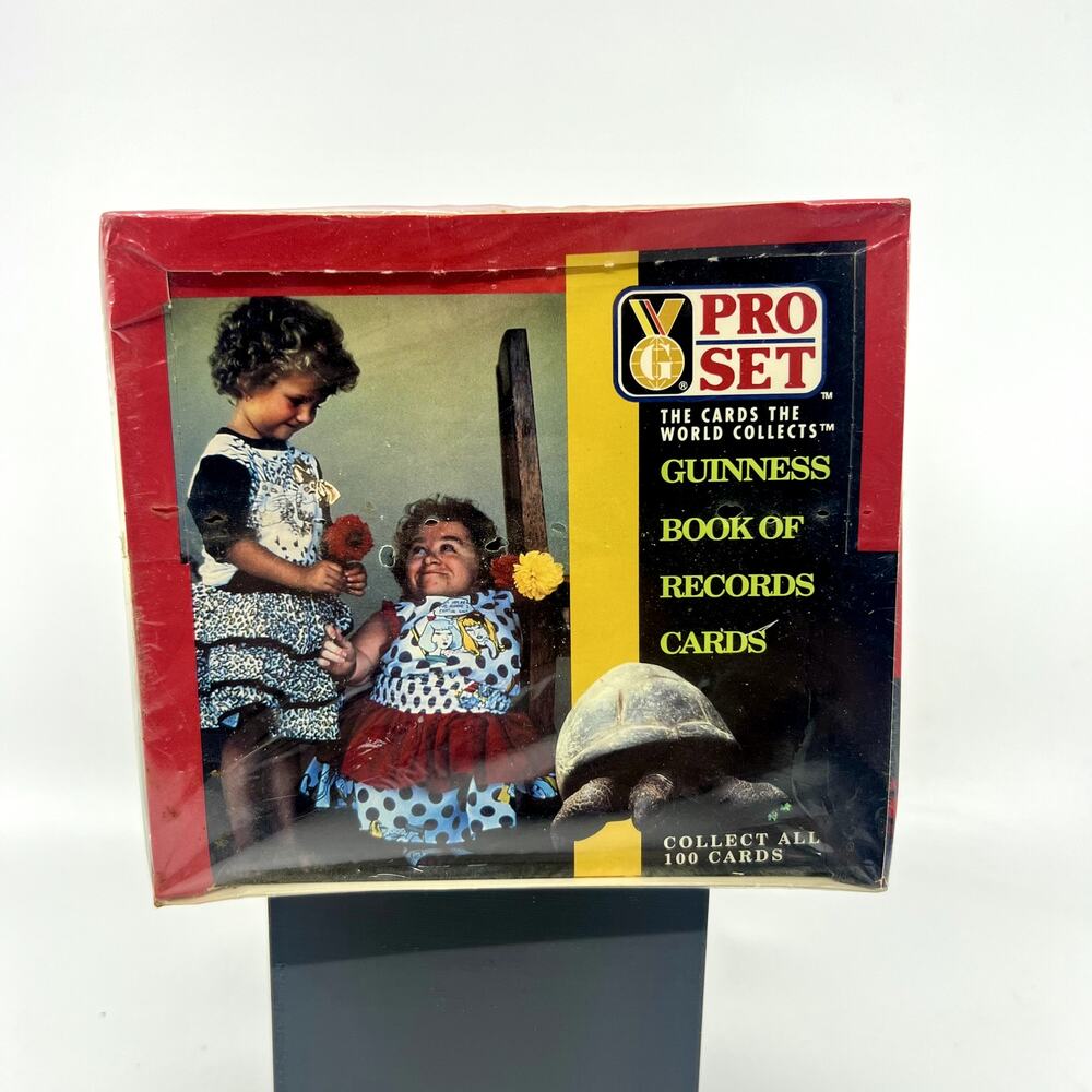 Pro Set 1992 Guinness Book of World Records Cards Factory Sealed Box 36 Packs